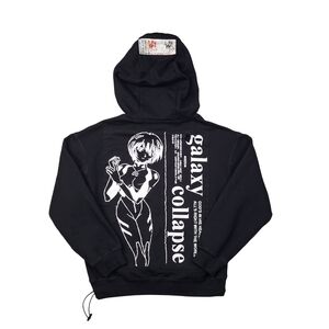 Carbon Copy/Resurgence x Evangelion Rei Hoodie Anime Size Small Distressed